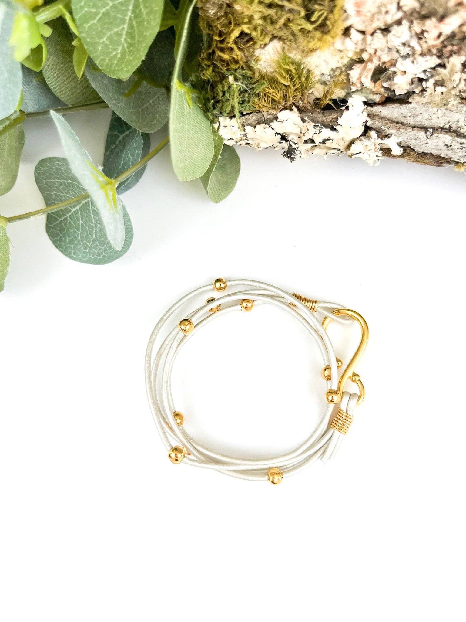 InspireDesigns - Wholesale Jewelry Set - Double Leather Hook Wrap10