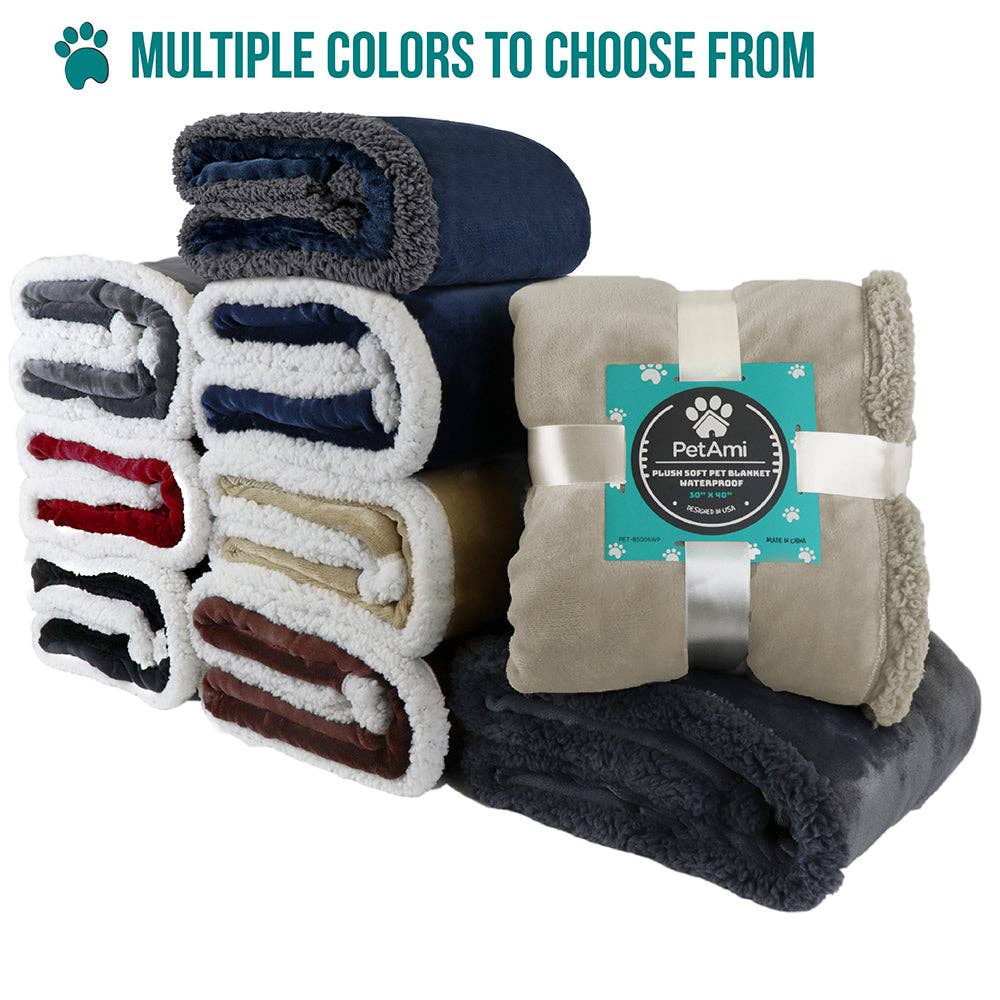 PetAmi - Vente Couverture – chat et chien - Couverture pour animaux en polaire réversible14