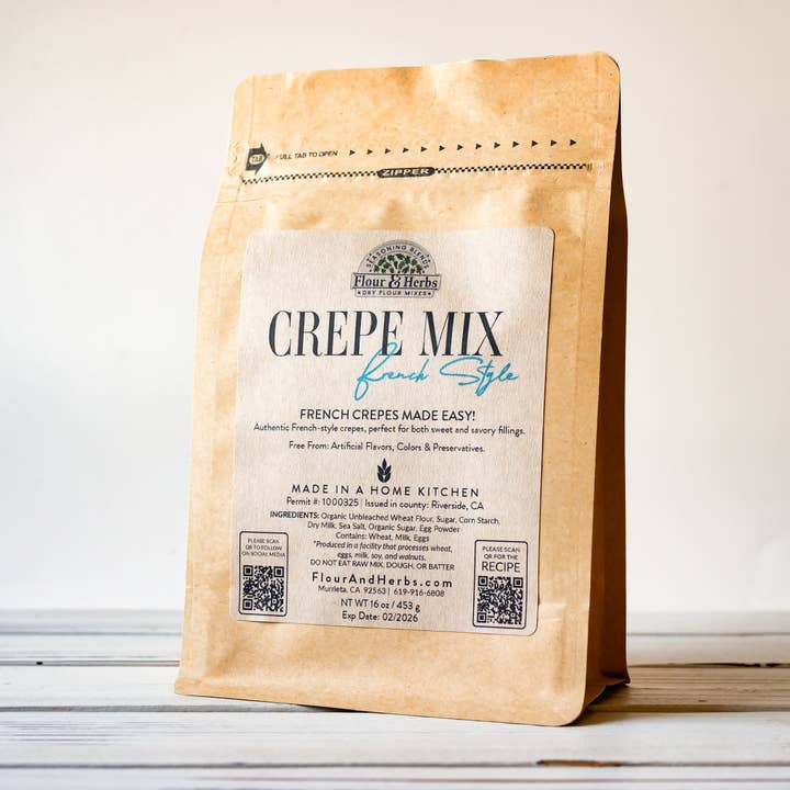 Flour & Herbs - Wholesale Bread Mix - French Style Crepe Mix