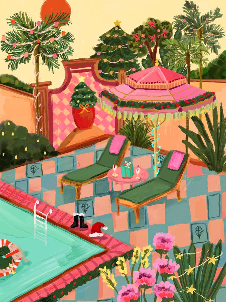 Een zomerse kerst voor wholesale door Millie Illustrates