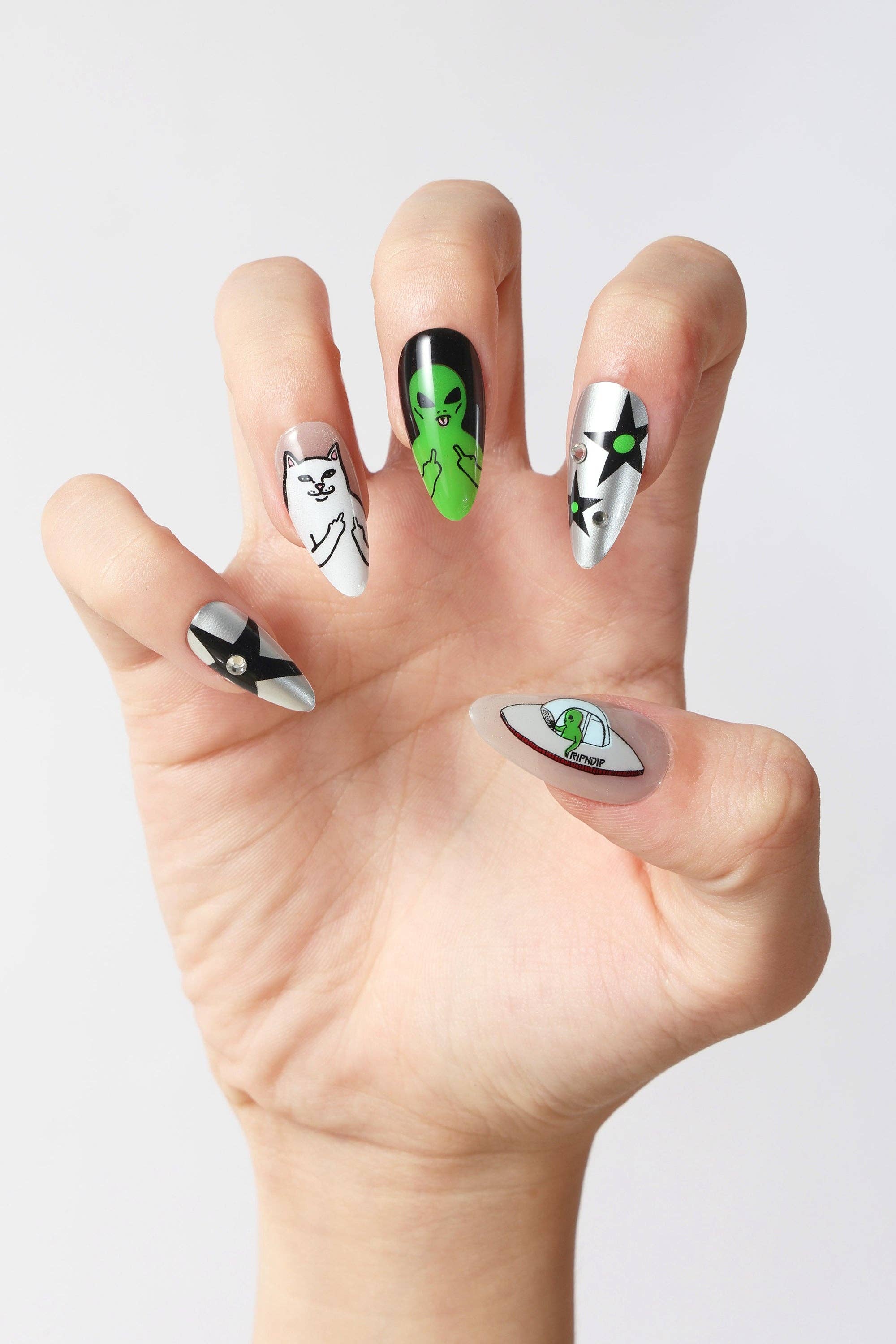 WE OUT HERE - Press-on Nails for wholesale by Never Have I Ever