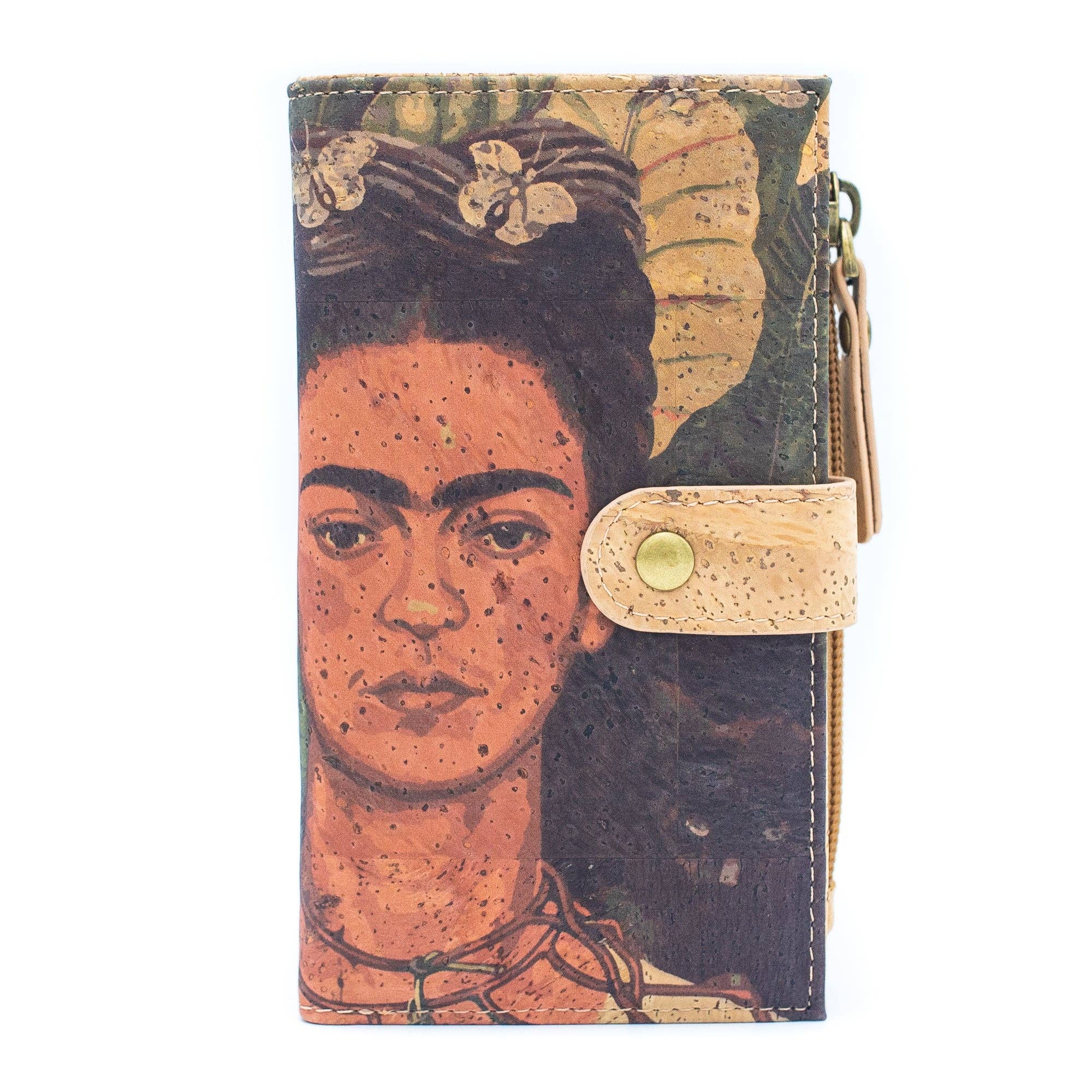 Meninas Bonitas Cork - Vendita all'ingrosso Portafogli - Donna - Portafoglio in sughero FRIDA KAHLO con protezione RFID BAG-207512