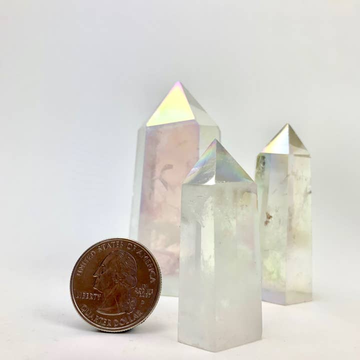 Pelham Grayson Rose - Wholesale Spiritual Stone/Crystal - Aura Quartz Standing Points6