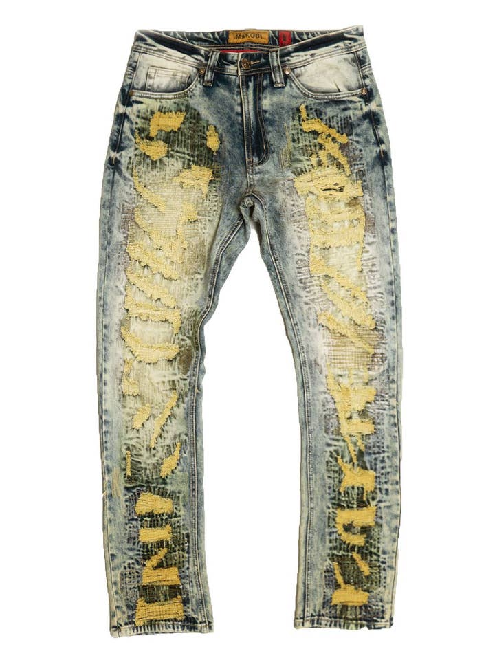 M1917 Parco Jeans - Smuts för wholesale av Frost Originals