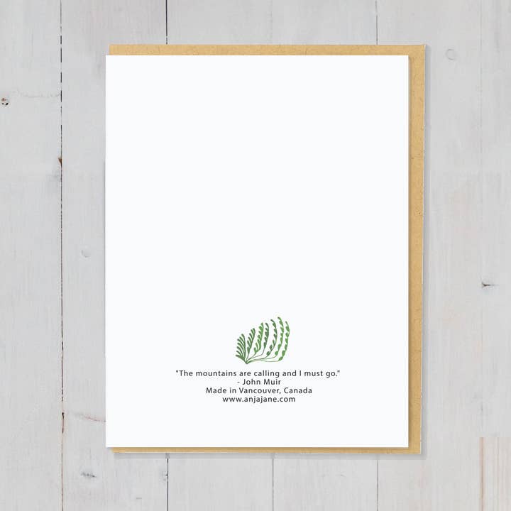 Anja Jane - Wholesale Everyday Greeting Card - The Mountains Are Calling Greeting Card1