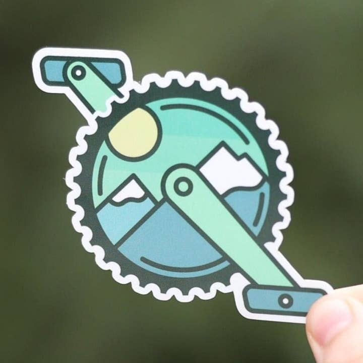 Mountain Bike Crank Sticker for wholesale by Squatchy