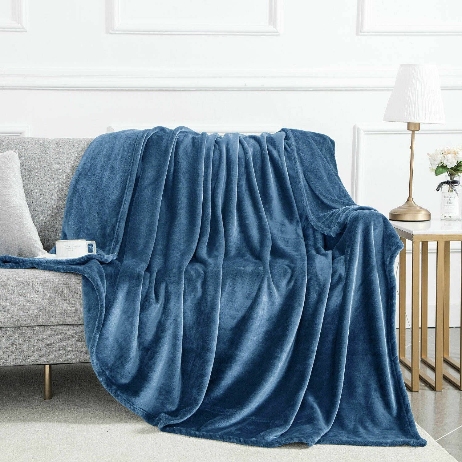 Pretty Little Bed – wholesale Throw blanket – Large Luxury Cozy Winter Faux Fur Throw Sofa Bed Mink Soft Warm Fleece Blanket4