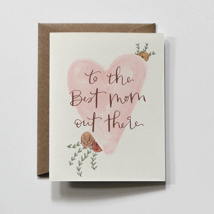 everglow handmade – wholesale Morsdagskort – Bästa mamma där ute | Mors dag gratulationskort1
