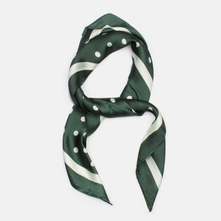 Ridgewood Sjal 70x70cm Grün für den Großhandel von 7East