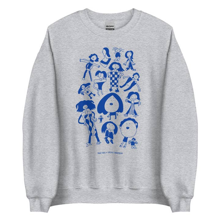 Cécile Dormeau x Face This sweater for wholesale by Face This