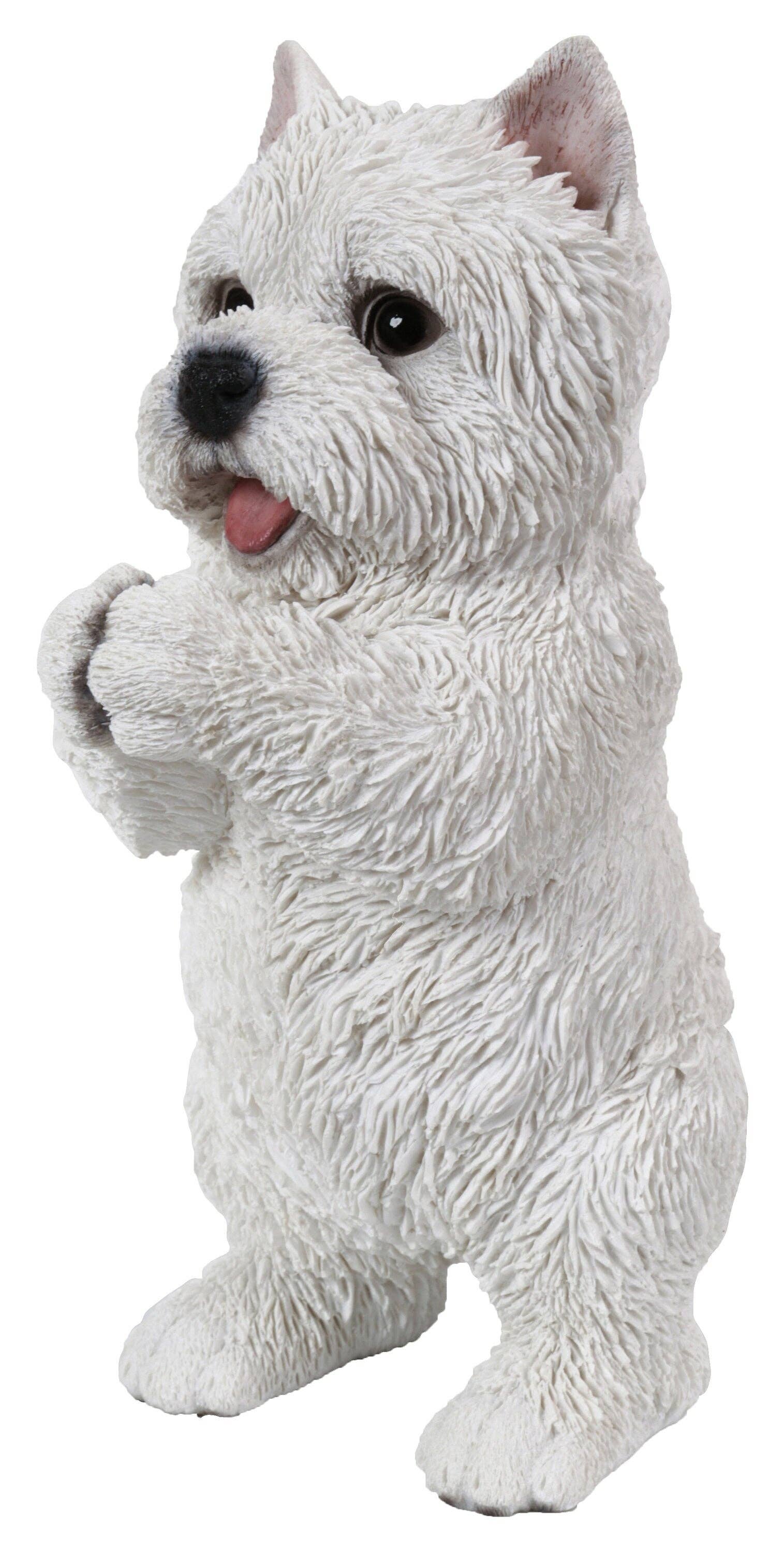 Hi-Line Gift Ltd. - Vente Bibelots/décorations d'extérieur - Statue de jeu Westie Puppy4