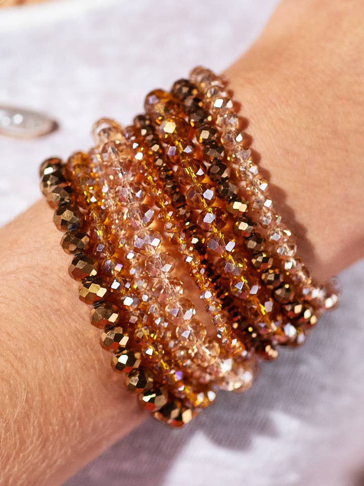 Glass Bead 9 Set Bracelet for wholesale by Urbanista