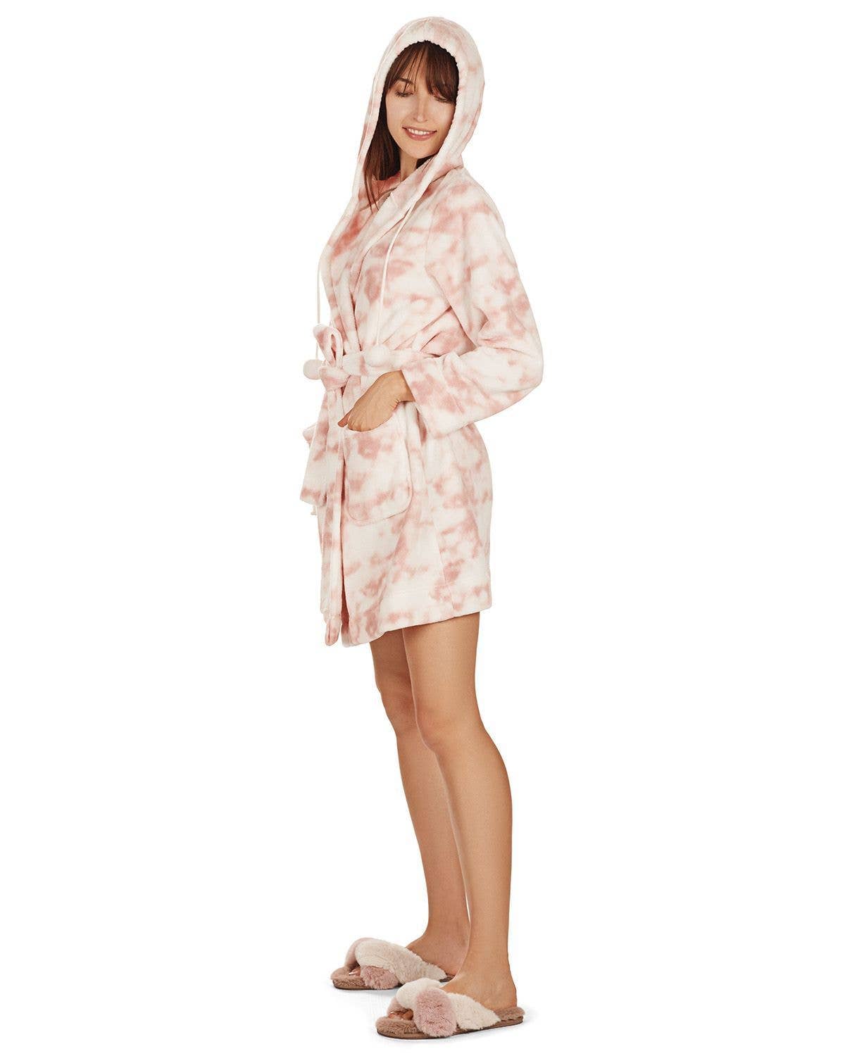 Infinity Classics International Inc. - Wholesale Robe - Women's - Marble Plush Robe4