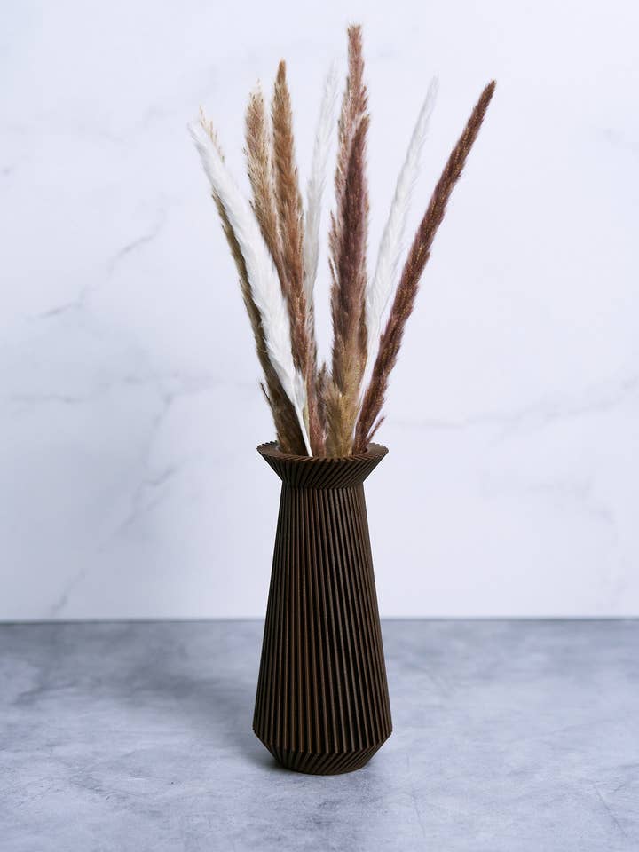 BANDA™ Brown Vase for wholesale by Woodland Pulse