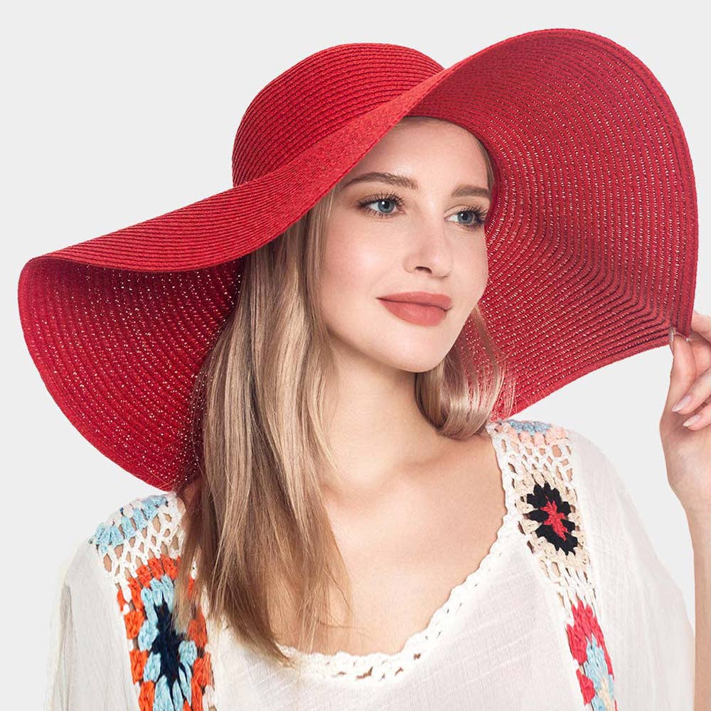 Sensibling Corp. - Wholesale Straw Hat - Women's - Solid Straw Sun Hat
17