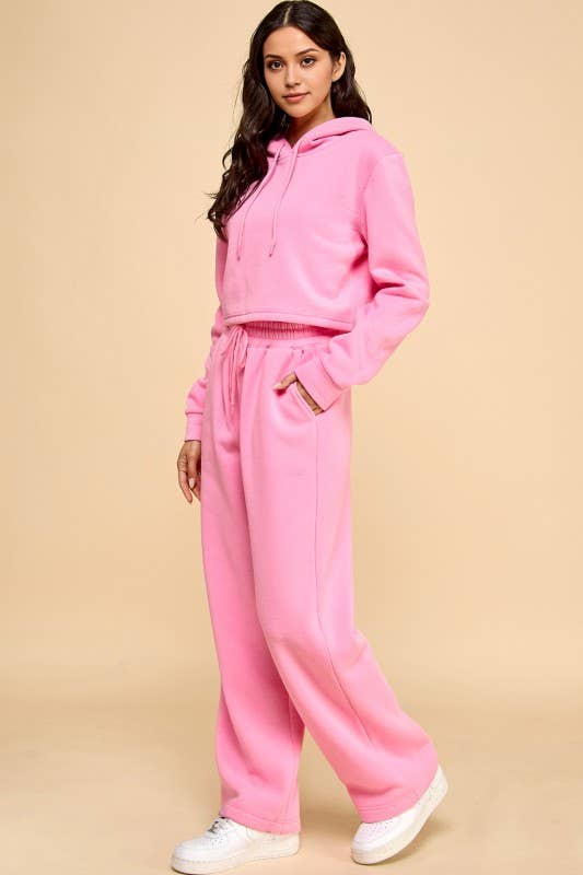 MIO WHOLESALE - Vente Ensemble de vêtements d'intérieur – femme - ENSEMBLE 2 PIÈCES EN MOLLETON FRENCH TERRY FS5174