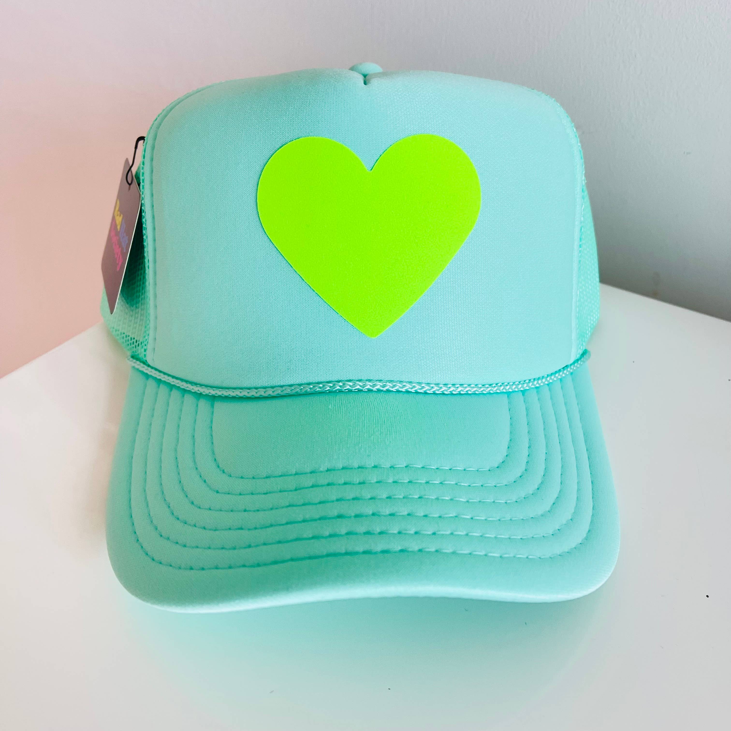 Rad Hat Society - Wholesale Trucker Hat - Women's - St. Patrick’s Day Heart Hat2