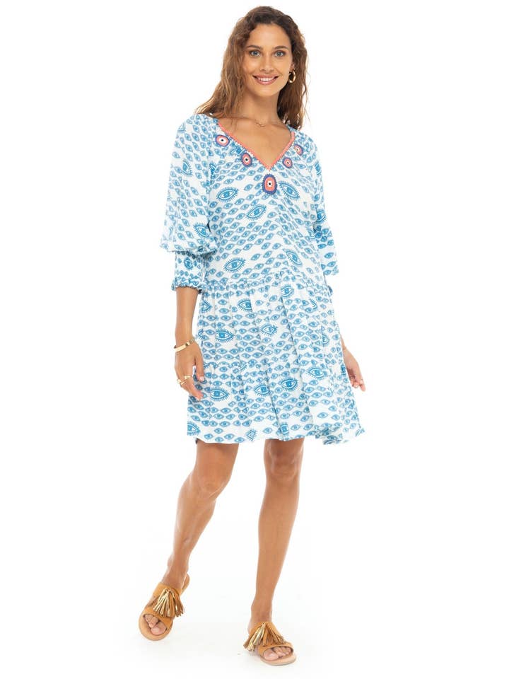 Skemo - Wholesale Dress - Women's - Marrakech Mandala Short Dress1