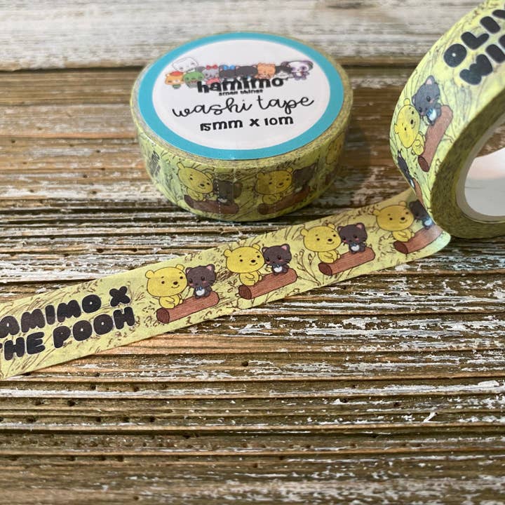 Winnie the Pooh x Oliver Hamimo Washi Tape for wholesale by Hamimo Small Things