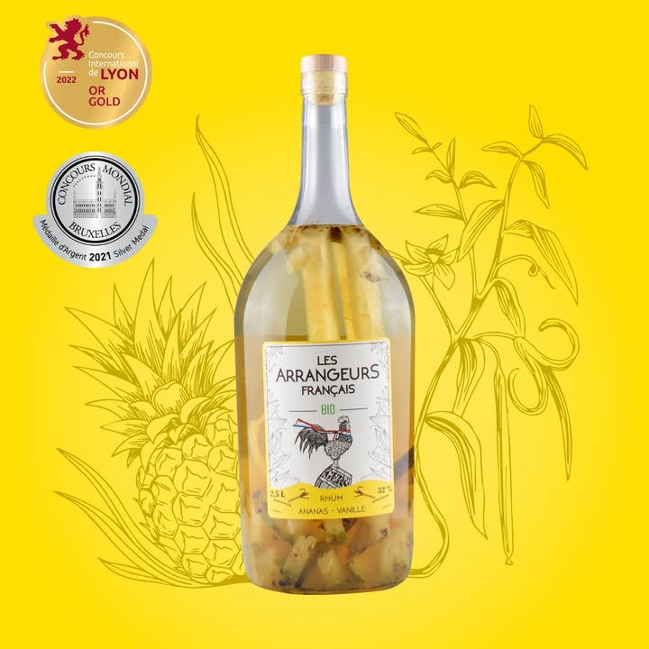 Gascon Pot - 2.5l - Pineapple Vanilla Rum (Magnum) for wholesale by Les Arrangeurs Français