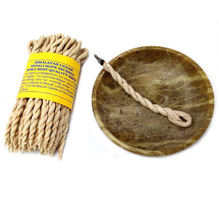 AWGifts Europe - Wholesale Incense - RopeI-01 - Pure Herbs Cedar Rope Incense2