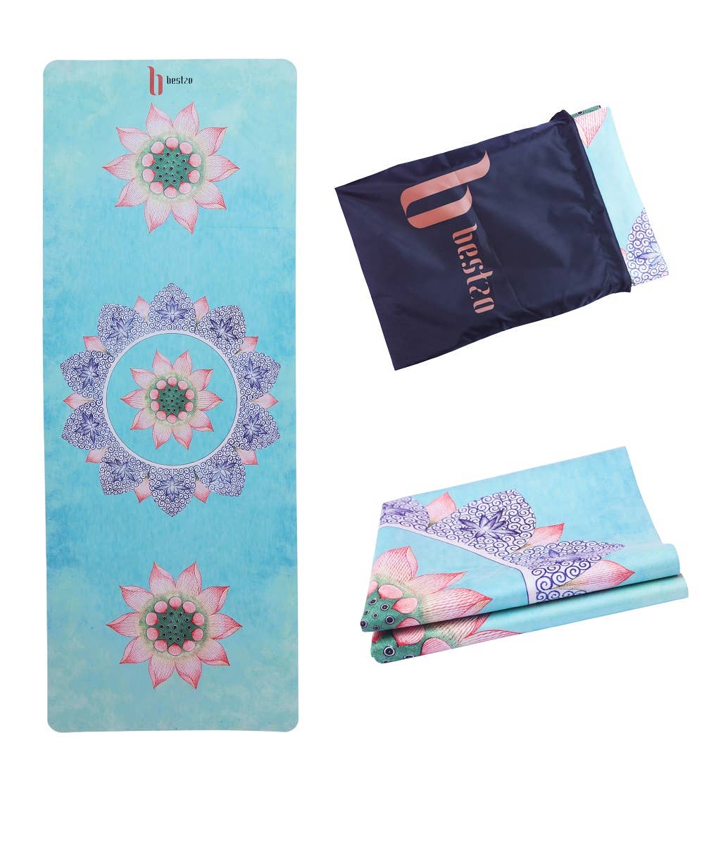 Bestzo HPE Yoga Mat-72x 24 Extra Thick 1/4 Exercise and Workout