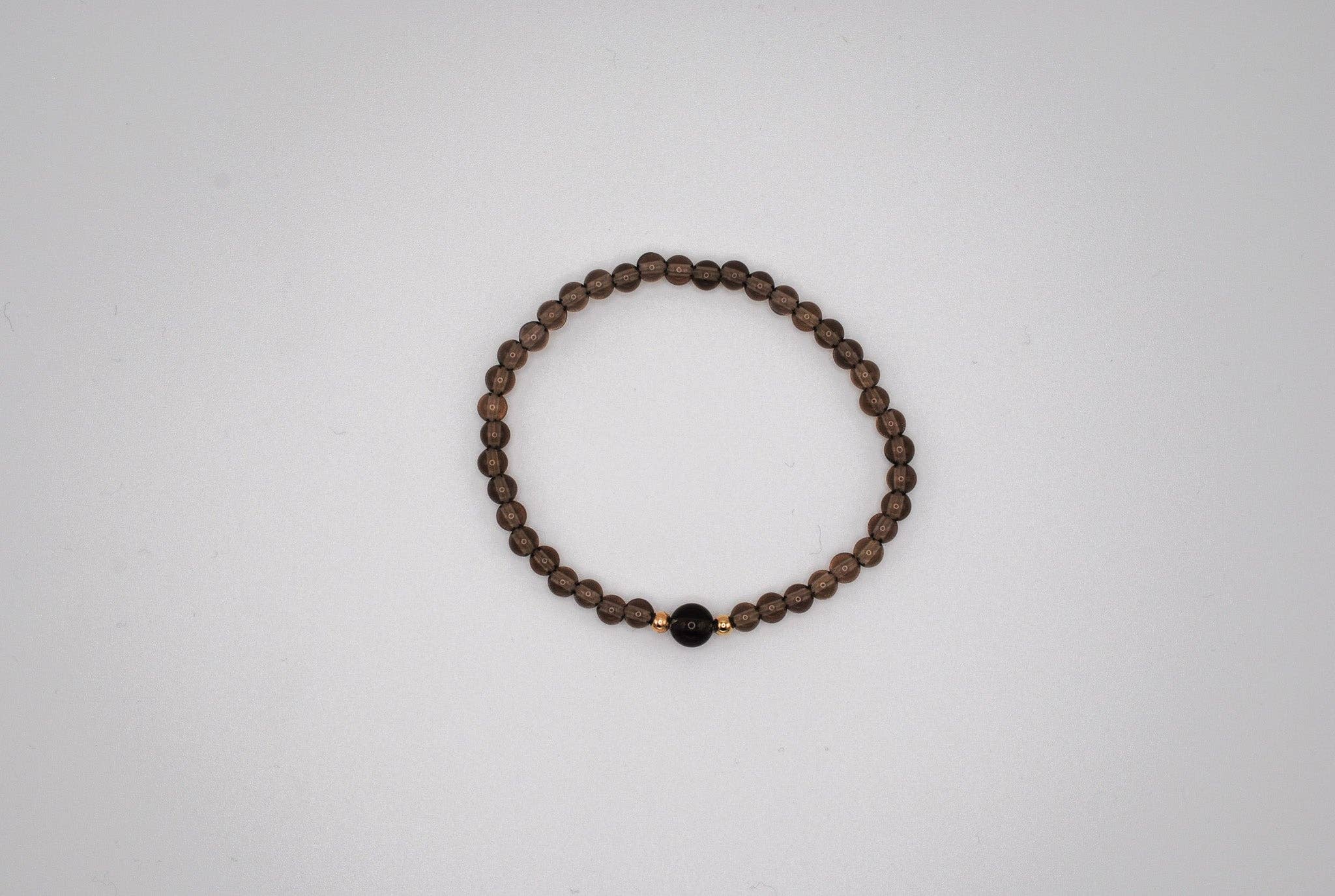 Ripple | Reiki Infused Jewelry – Engroshandel Perlearmbånd – Røgkvarts Horisont Armbånd3