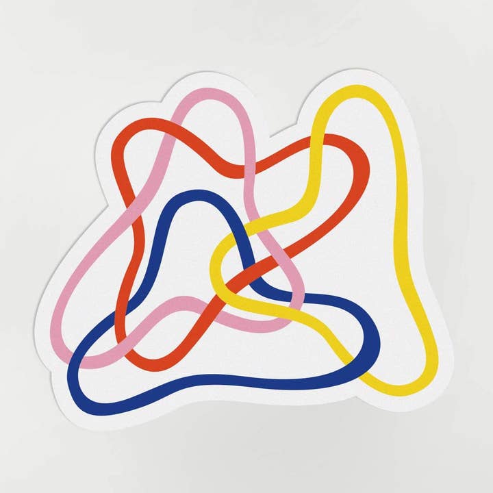 Tangled Die Cut Sticker for wholesale by My Darlin'