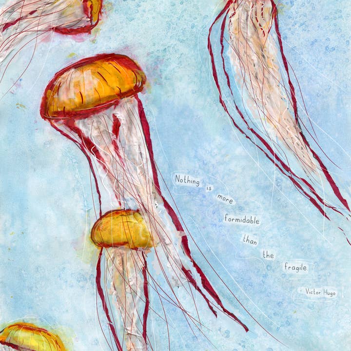 Found & Rewound - Wholesale Art Print - Jellyfish - print1