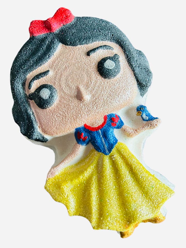 Bombe de bain princesse neige pour la vente par Flaming desserts