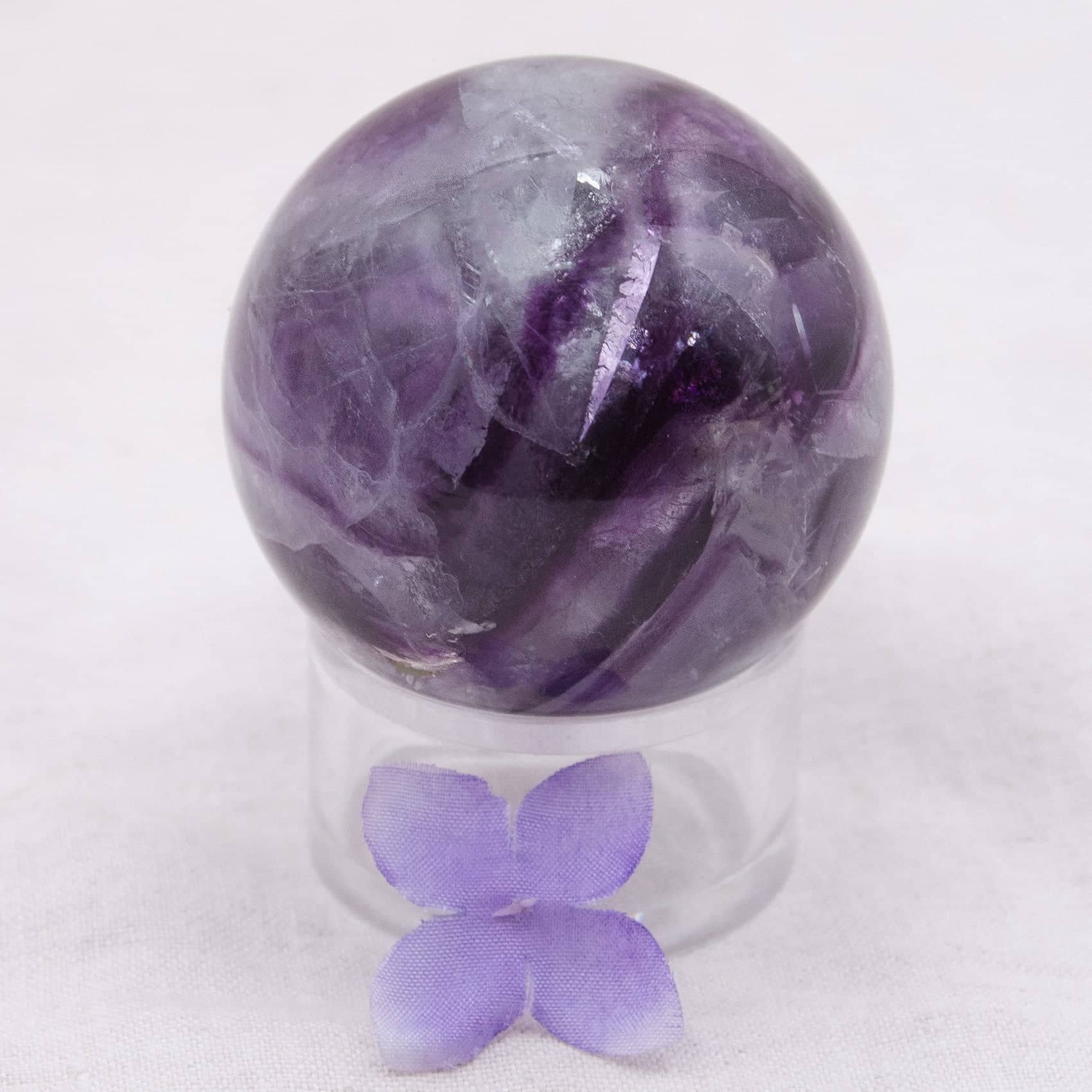 Tiny Rituals - Wholesale Spiritual Stone/Crystal - Rare Rainbow Fluorite Spheres - AAA Premium Quality28