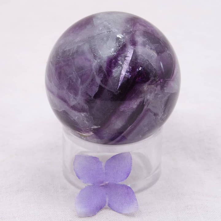 Tiny Rituals - Wholesale Spiritual Stone/Crystal - Rare Rainbow Fluorite Spheres - AAA Premium Quality28