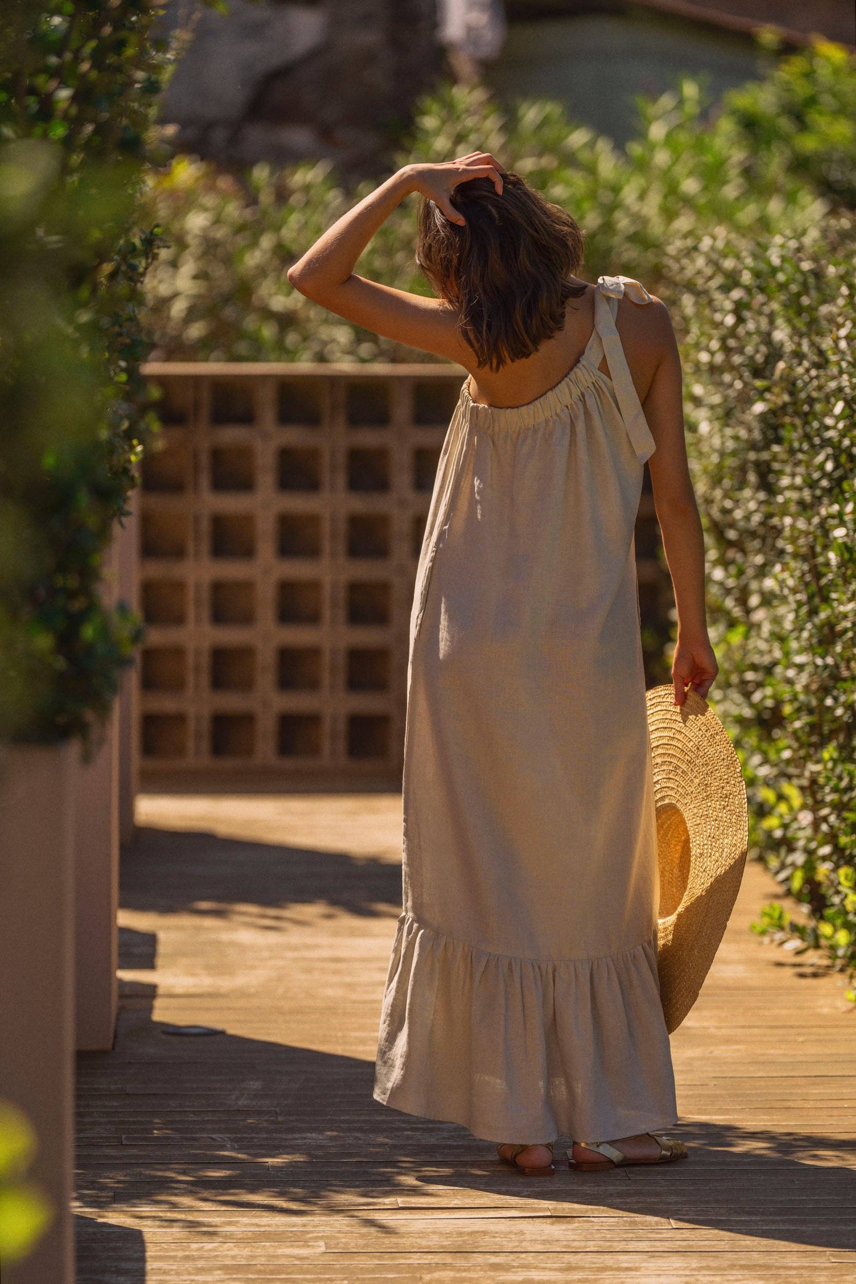 Sofia Godinho - Wholesale Dress - Women's - Èze Linen Dress7
