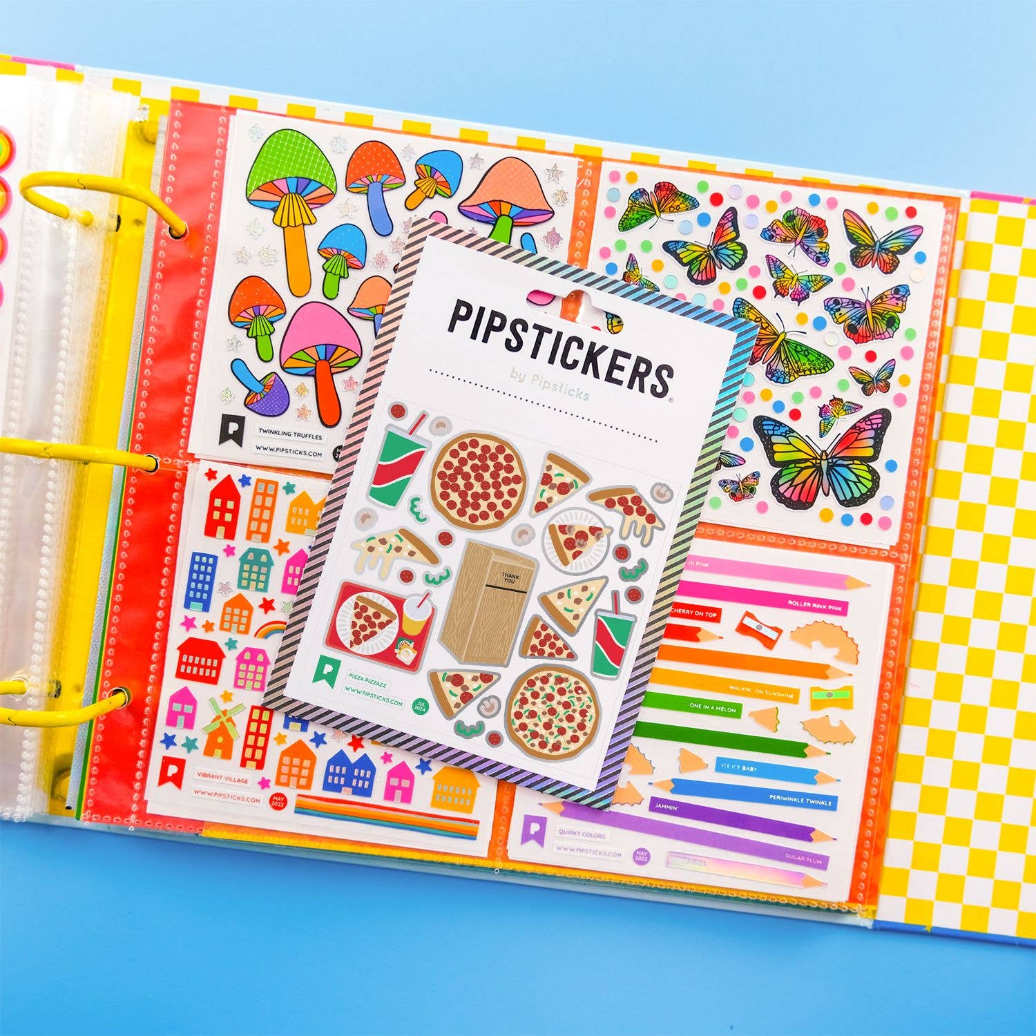 Pipsticks - Vente Autocollant - Pizza Pizzazz16