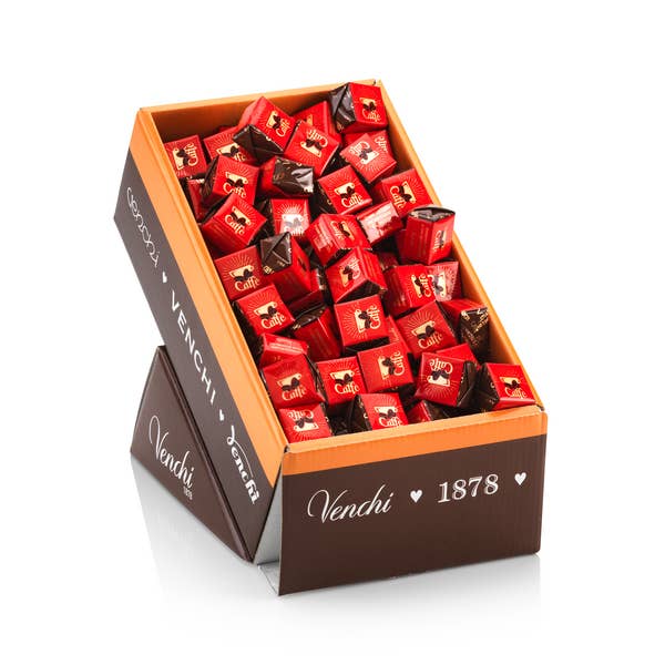 Venchi - Wholesale Chocolate - 7-Blend Espresso Dark Chocolate Cube - Italian Gourmet2
