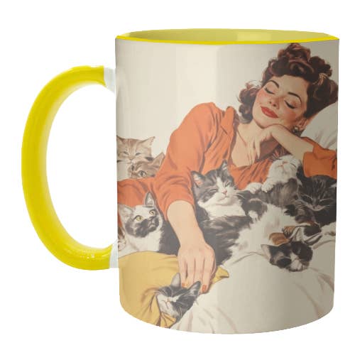 Mugs 'Rêve de ménagère' par DejaReve pour la vente par ART WOW (We Ship to the US with DHL)