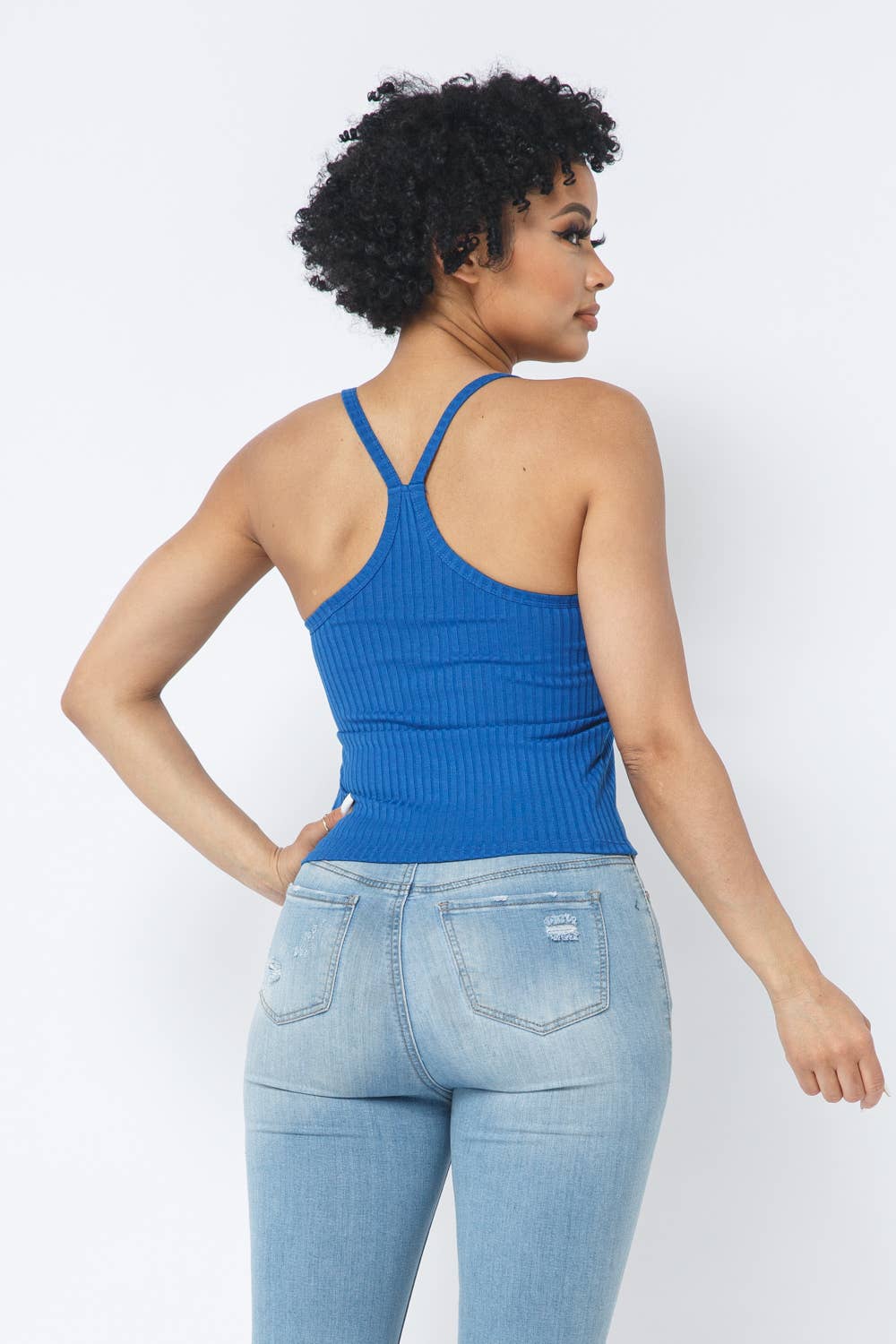 Julia by LoveJ - Wholesale Tank Top - Women's - Rib Racer Back Sleeveless Tank Tops8