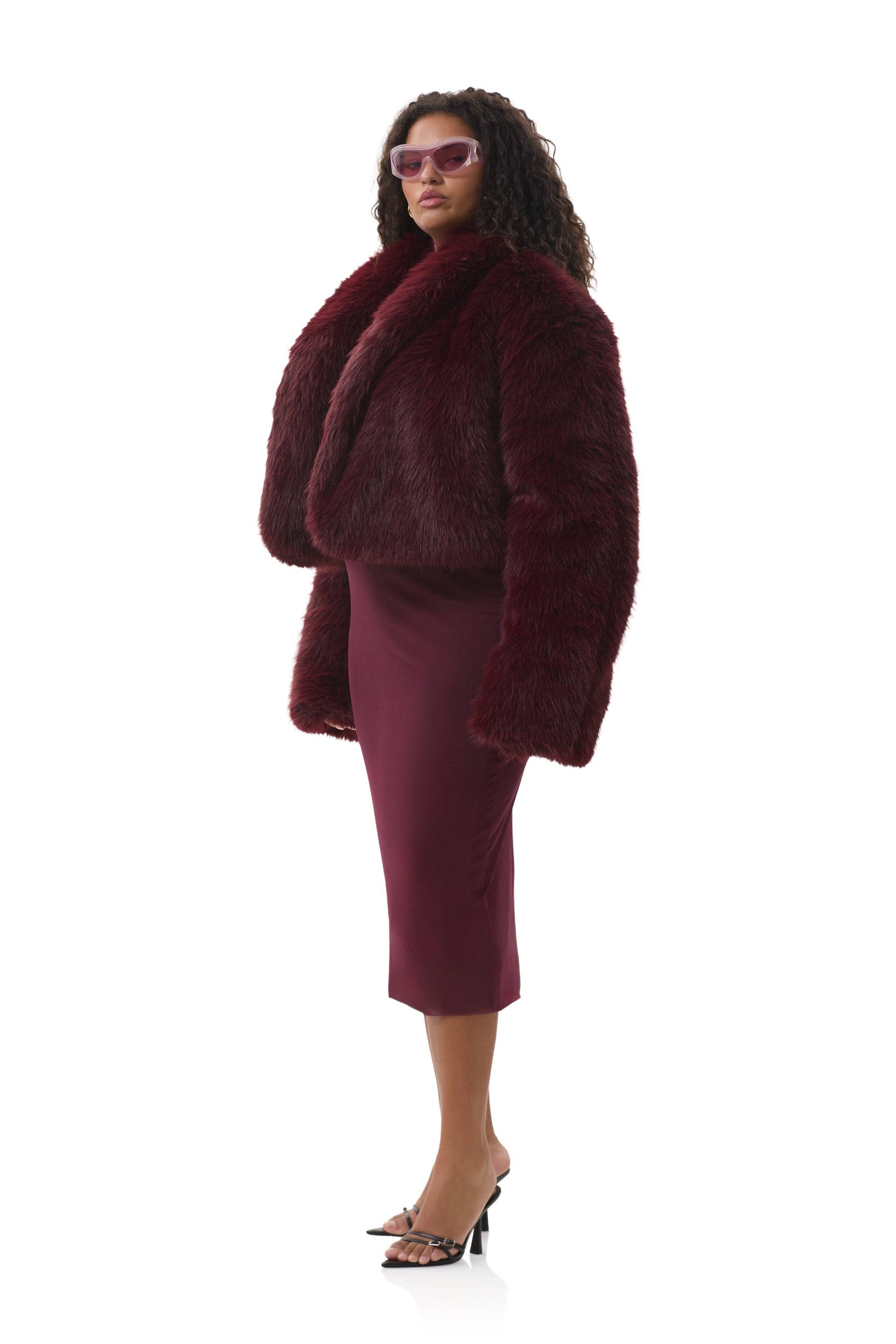 Stephanie Fur Jacket - Port Royal for wholesale on Faire5