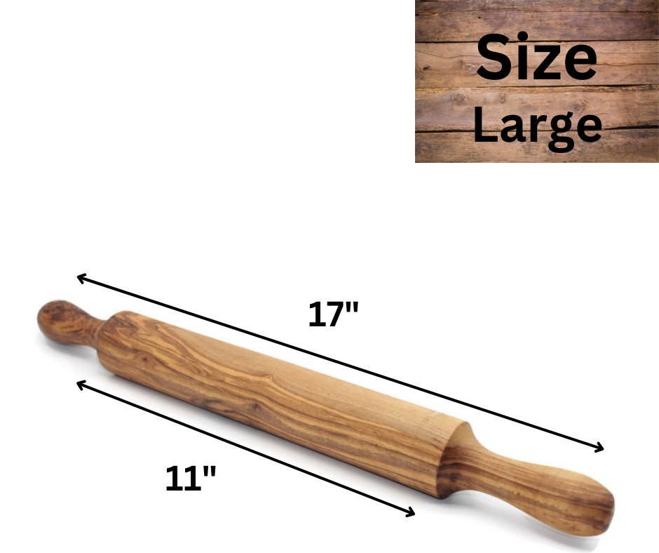 Bearthy - Wholesale Rolling Pin - Olive Wood Rolling Pin, Dough & Pizza Roller, Gift Idea3