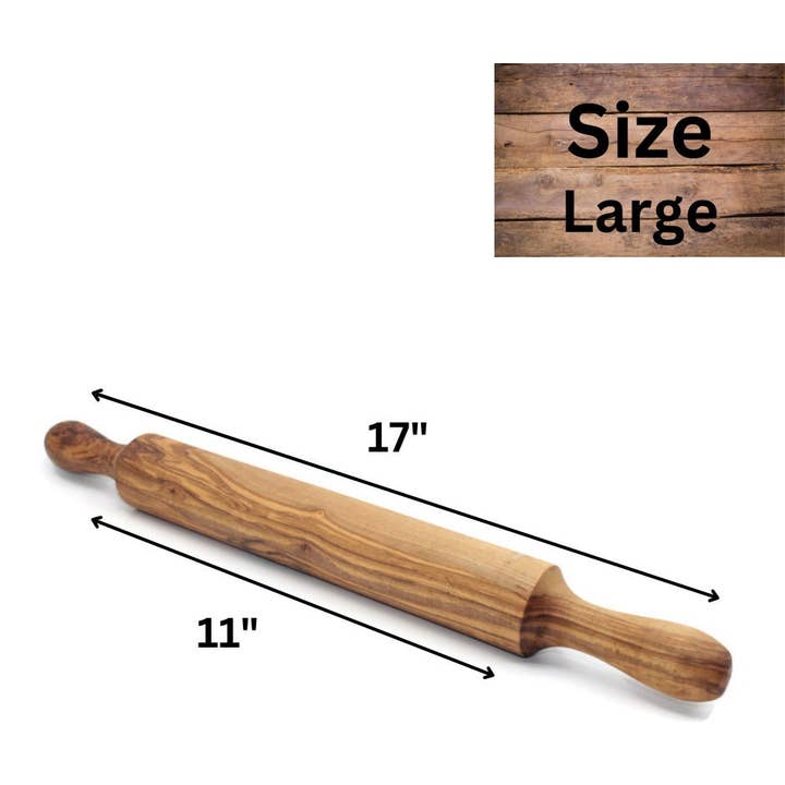 Bearthy - Wholesale Rolling Pin - Olive Wood Rolling Pin, Dough & Pizza Roller, Gift Idea3