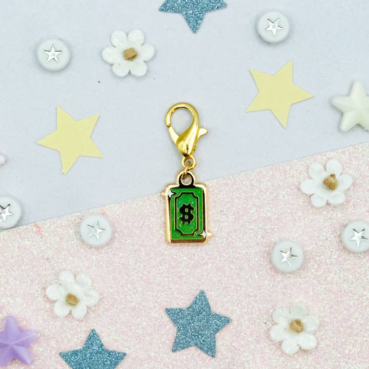 Dollar Bill Geluksbrenger - Charm-ing Collectie voor wholesale door Sparkles in the Wild