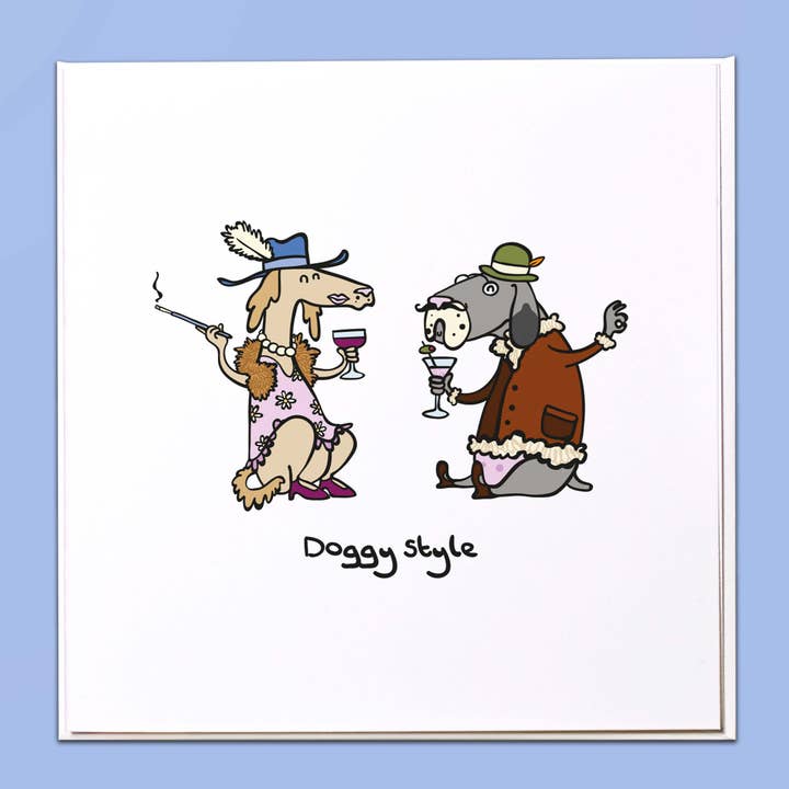 Hundestil Hilsen Kort for engroshandel hos The Crafty Giraffe