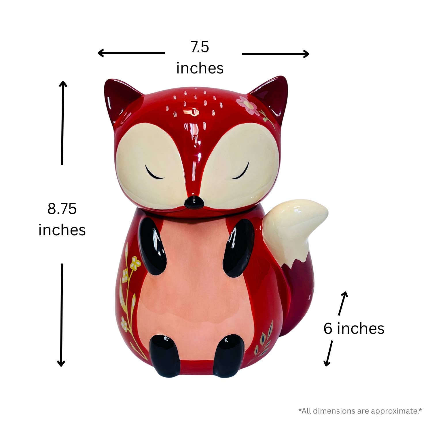 Streamline - Wholesale Cookie Jar - Sweetie Fox Cookie Jar4