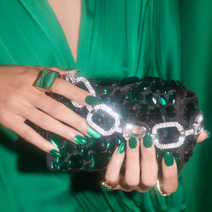 Chillhouse - Wholesale Press-On/Fake Nails - Chill Tips - Emerald Tower (Almond)