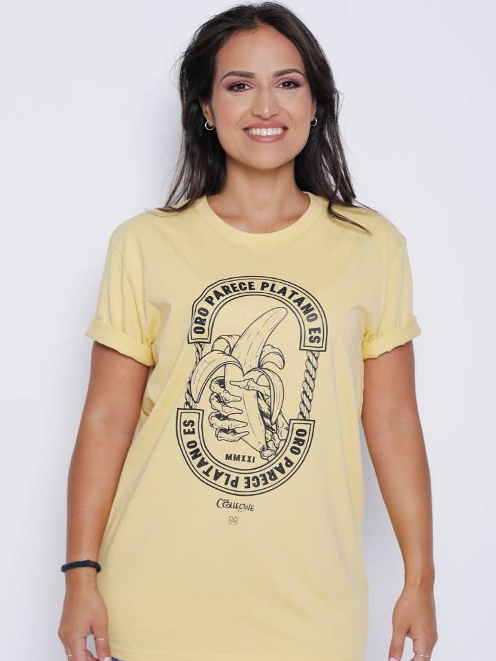 The Collective Way - Wholesale Screen Printed T-Shirt - Women's - Oro Parece2