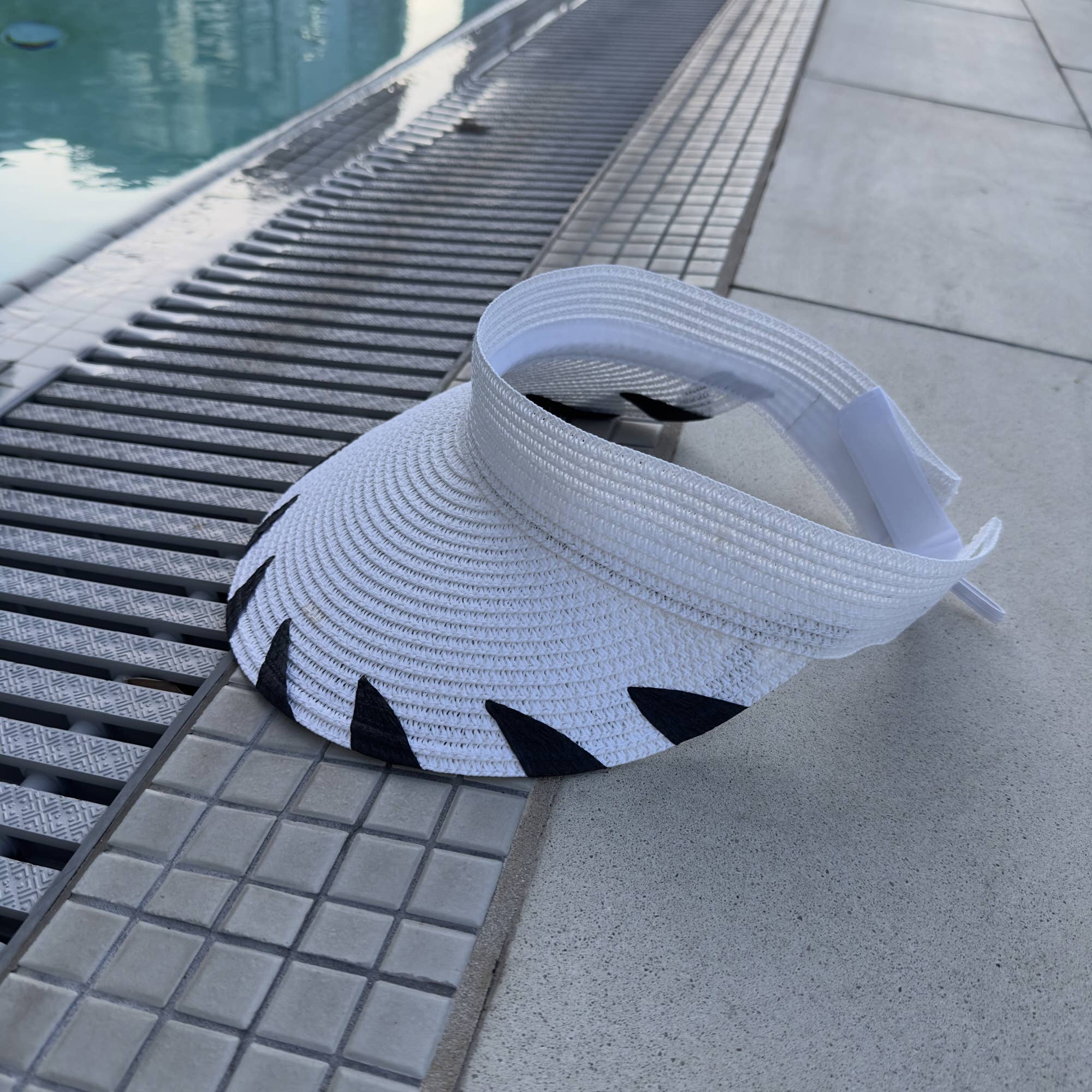 Queens INC – wholesale Visor – Women's – Sunset Sport Visor 🌞 Adjustable Straw Visor10