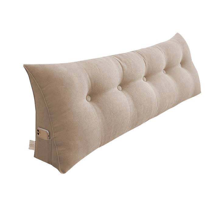 SOGA International Pty Ltd - Wholesale Bedding pillow - SOGA 120cm Beige Wedge Bed Cushion