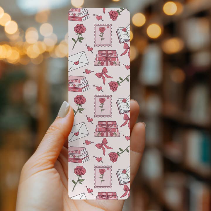 Love Letter Valentines Bookmark | Romance Reader for wholesale by Indie Heart Studio