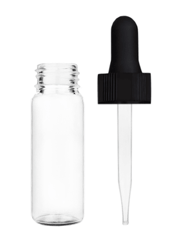 Best Bottles - Wholesale Essential Oil Holder - Glass Vial with Black Dropper-1Dram (Multiple Bottle Colors)1