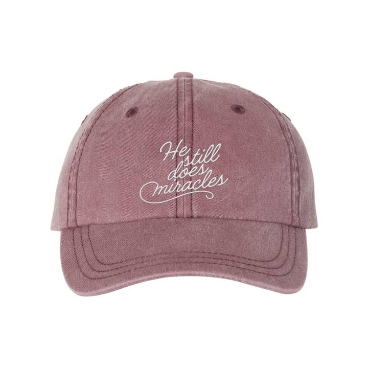 Scripted Pearl - Wholesale Baseball Cap - Unisex - He Still Does Miracles Embroidered Christian Baseball Cap12